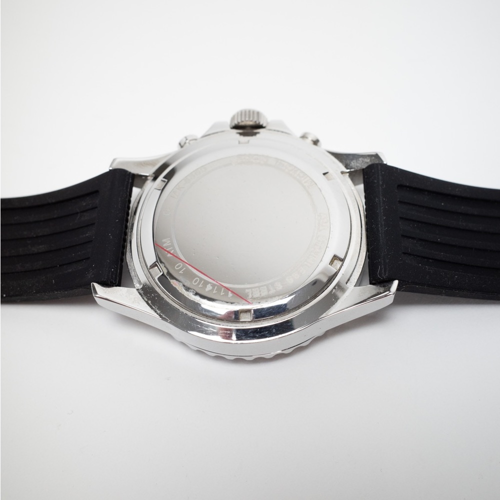 Michael Kors Everest Silicone Navy Black Watch MK8365 - Picture 8 of 13